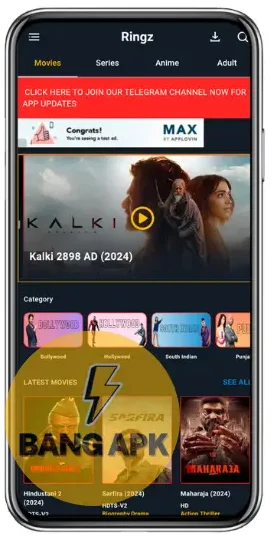 Vega Movies APK image in mobile