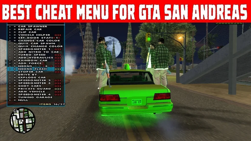 GTA San Andreas Mod Menu