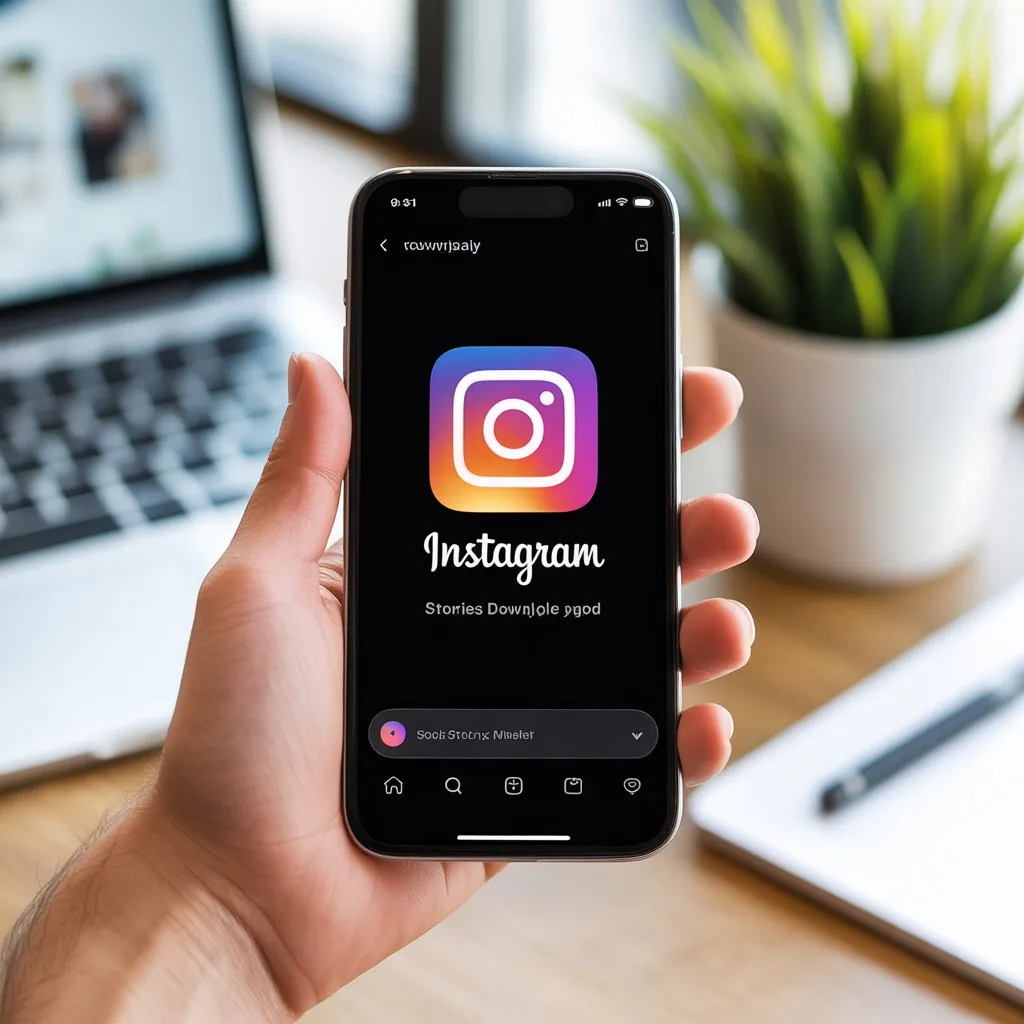 instagram story saver apk interface
